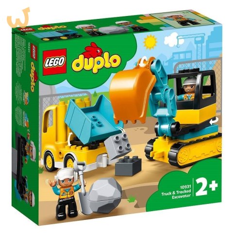 LEGO DUPLO 10931 Ciężarówka i koparka gąsienicowa LEGO DUPLO 10931 Ciężarówka i koparka gąsienicowa