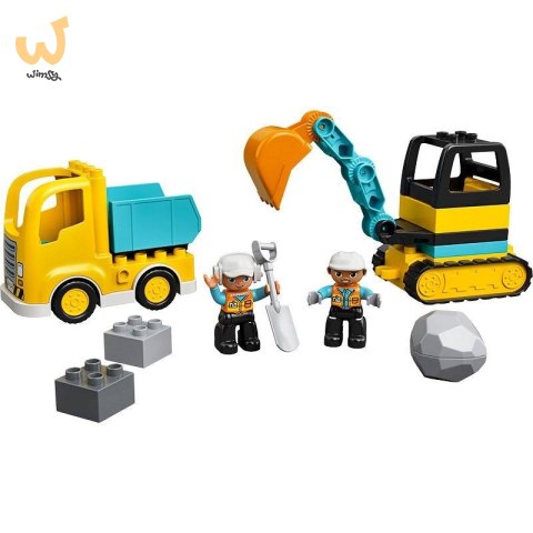 LEGO DUPLO 10931 Ciężarówka i koparka gąsienicowa LEGO DUPLO 10931 Ciężarówka i koparka gąsienicowa