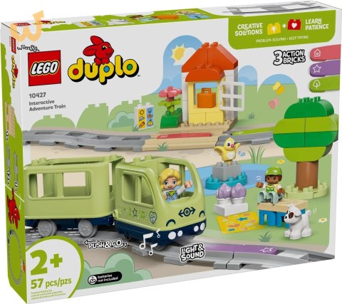 LEGO DUPLO TOWN 10427 Most i Tory Kolejowe - Zestaw Rozszerzający LEGO DUPLO TOWN 10427 Most i Tory Kolejowe - Zestaw Rozszerzający