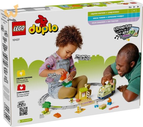 LEGO DUPLO TOWN 10427 Most i Tory Kolejowe - Zestaw Rozszerzający LEGO DUPLO TOWN 10427 Most i Tory Kolejowe - Zestaw Rozszerzający