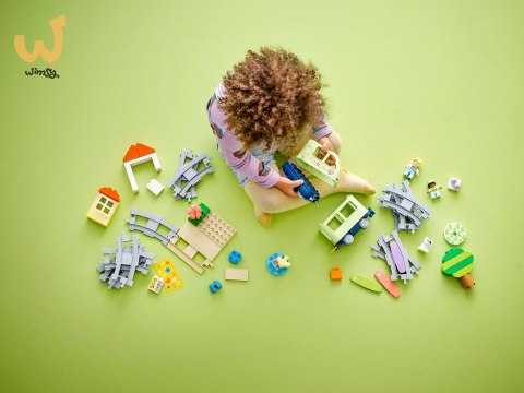 LEGO DUPLO TOWN 10427 Most i Tory Kolejowe - Zestaw Rozszerzający LEGO DUPLO TOWN 10427 Most i Tory Kolejowe - Zestaw Rozszerzający