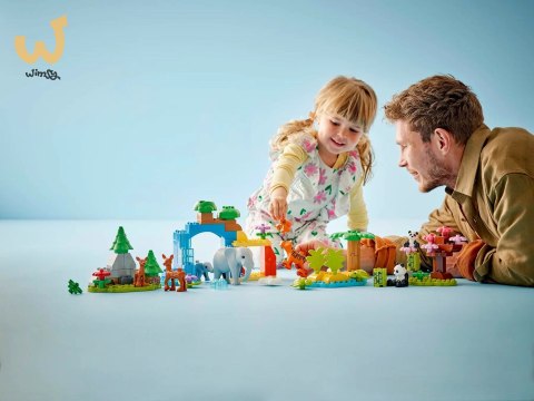 LEGO DUPLO TOWN 10446 Rodziny dzikich zwierząt 3w1 LEGO DUPLO TOWN 10446 Rodziny dzikich zwierząt 3w1