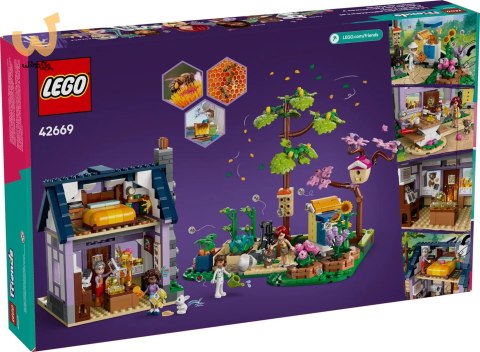 LEGO FRIENDS 42669 Dom pszczelarzy i kwiatowy ogród LEGO FRIENDS 42669 Dom pszczelarzy i kwiatowy ogród