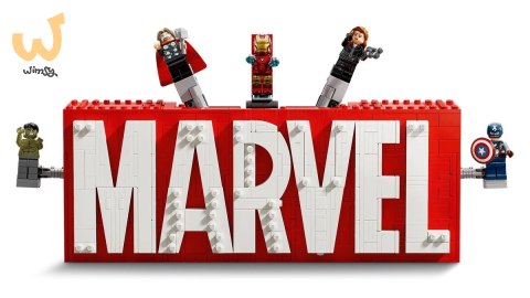 LEGO MARVEL SUPER HEROES 76313 Logo MARVEL z minifigurkami LEGO MARVEL SUPER HEROES 76313 Logo MARVEL z minifigurkami