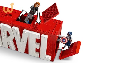 LEGO MARVEL SUPER HEROES 76313 Logo MARVEL z minifigurkami LEGO MARVEL SUPER HEROES 76313 Logo MARVEL z minifigurkami