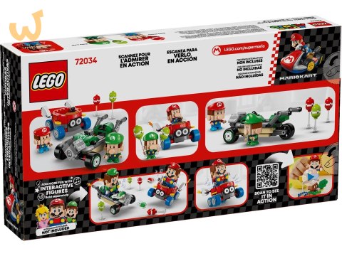 LEGO SUPER MARIO 72034 Mario Kart - Baby Mario kontra Baby Luigi LEGO SUPER MARIO 72034 Mario Kart - Baby Mario kontra Baby Luigi