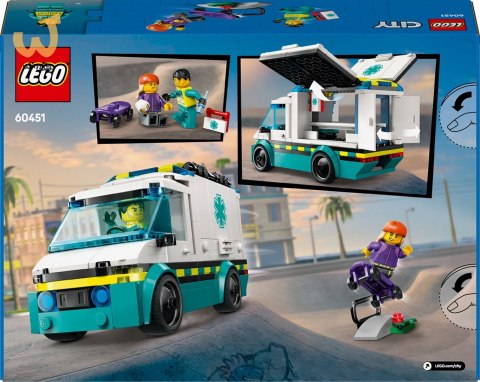 LEGO CITY 60451 Karetka pogotowia LEGO CITY 60451 Karetka pogotowia