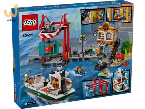 LEGO City 60422 Nadmorski port ze statkiem towarowym LEGO City 60422 Nadmorski port ze statkiem towarowym