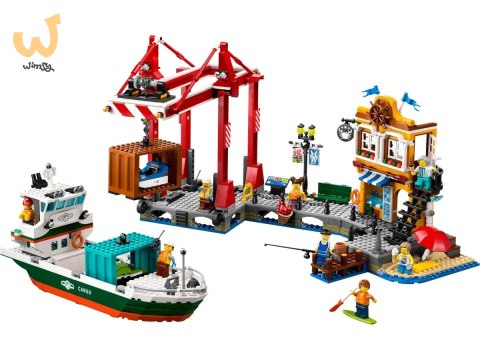 LEGO City 60422 Nadmorski port ze statkiem towarowym LEGO City 60422 Nadmorski port ze statkiem towarowym