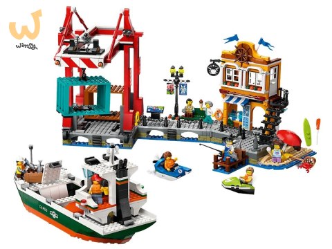 LEGO City 60422 Nadmorski port ze statkiem towarowym LEGO City 60422 Nadmorski port ze statkiem towarowym