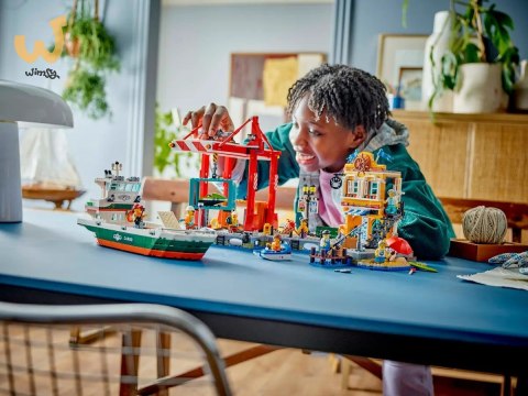 LEGO City 60422 Nadmorski port ze statkiem towarowym LEGO City 60422 Nadmorski port ze statkiem towarowym