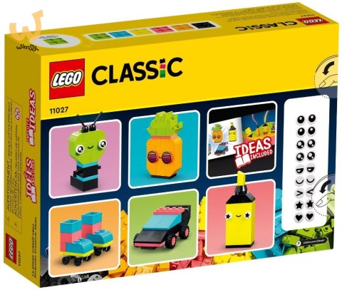 LEGO Classic 11027 Kreatywna zabawa neonowymi kolorami LEGO Classic 11027 Kreatywna zabawa neonowymi kolorami