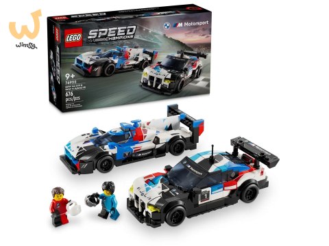 LEGO Speed Champions 76922 Samochody wyścigowe BMW M4 GT3 & BMW M Hybrid V8 LEGO Speed Champions 76922 Samochody wyścigowe BMW M4 GT3 & BMW M Hybrid V8